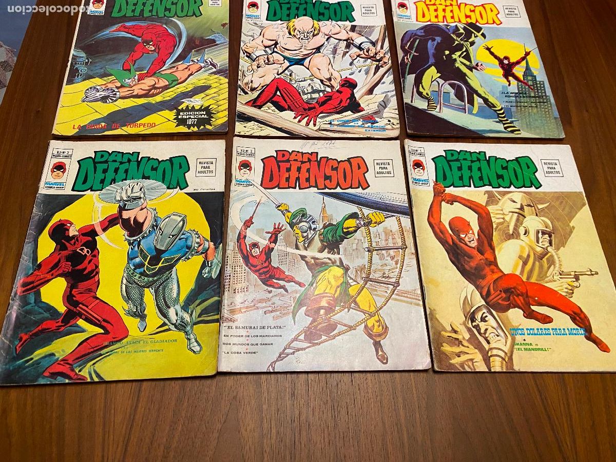 C&oacute;mics: DAN DEFENSOR VOLUMEN 2 , LOS 5 N&Uacute;MEROS + LOS DOS EXTRAS , COLECCI&Oacute;N COMPLETA , EDITORIAL V&Eacute;RTICE - Foto 2