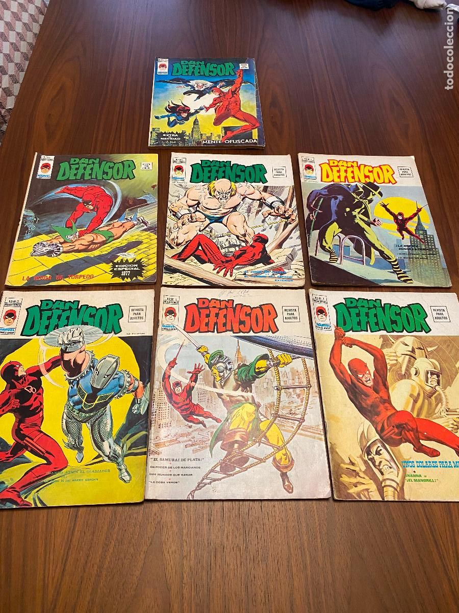 C&oacute;mics: DAN DEFENSOR VOLUMEN 2 , LOS 5 N&Uacute;MEROS + LOS DOS EXTRAS , COLECCI&Oacute;N COMPLETA , EDITORIAL V&Eacute;RTICE - Foto 1
