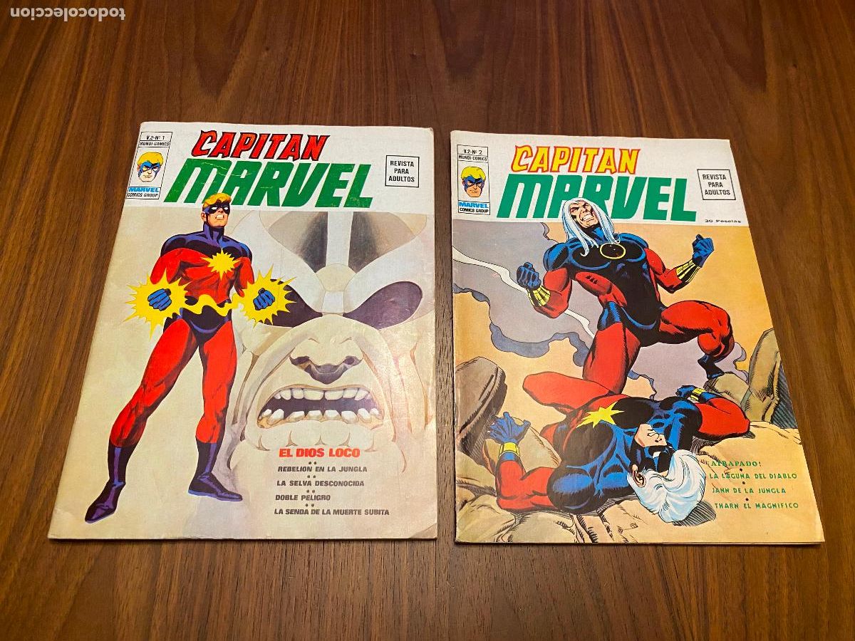 C&oacute;mics: CAPIT&Aacute;N MARVEL VOLUMEN 2 , LOS DOS N&Uacute;MEROS , COMPLETA , EDITORIAL V&Eacute;RTICE - Foto 1