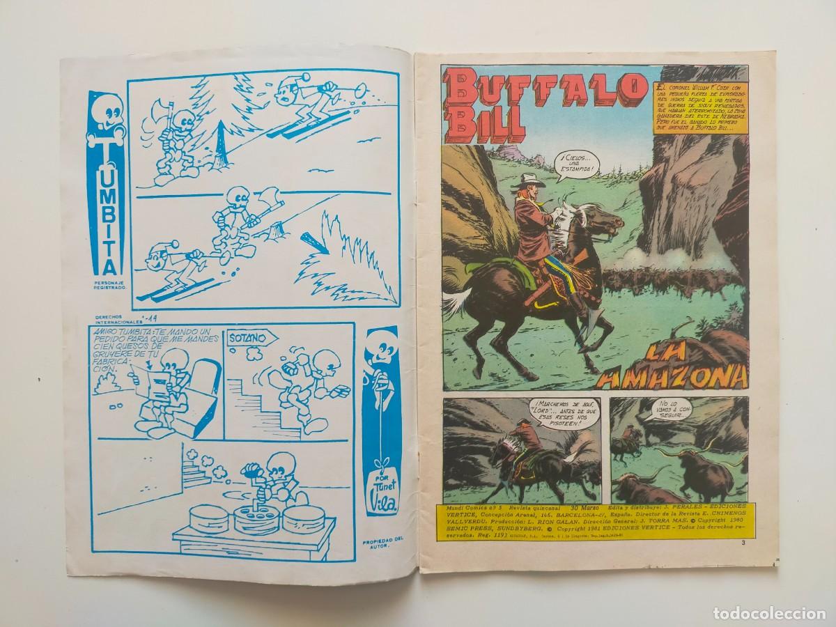 C&oacute;mics: BUFFALO BILL N&ordm; 5: LA AMAZONA - Ediciones Vertice / Mundi Comics 1981 - Foto 2