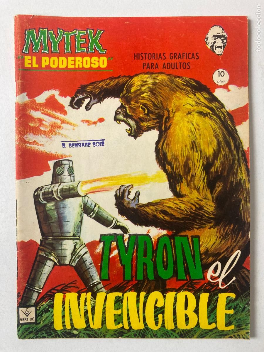 C&oacute;mics: MITEK EL PODEROSO - EDICIONES VERTICE N&ordm;11 - COMIC GRAPA - Foto 1