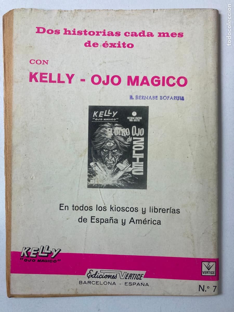 C&oacute;mics: KELLY OJO MAGICO - EDICIONES VERTICE N&ordm;7 - COMIC GRAPA - Foto 2