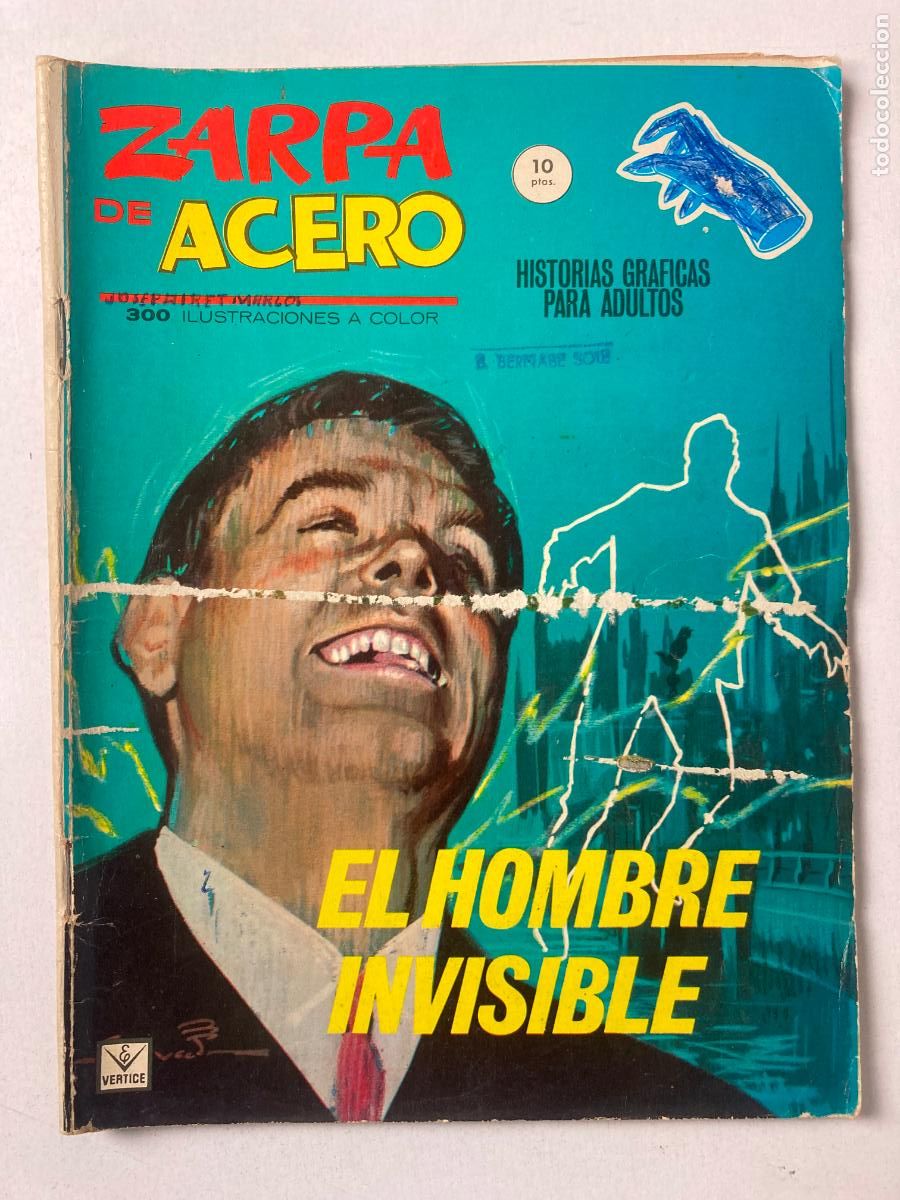 C&oacute;mics: ZARPA DE ACERO - EDICIONES VERTICE N&ordm;1 - COMIC GRAPA - Foto 1