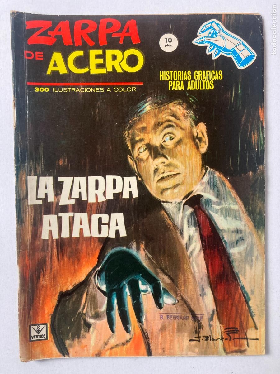 C&oacute;mics: ZARPA DE ACERO - EDICIONES VERTICE N&ordm;4 - COMIC GRAPA - Foto 1