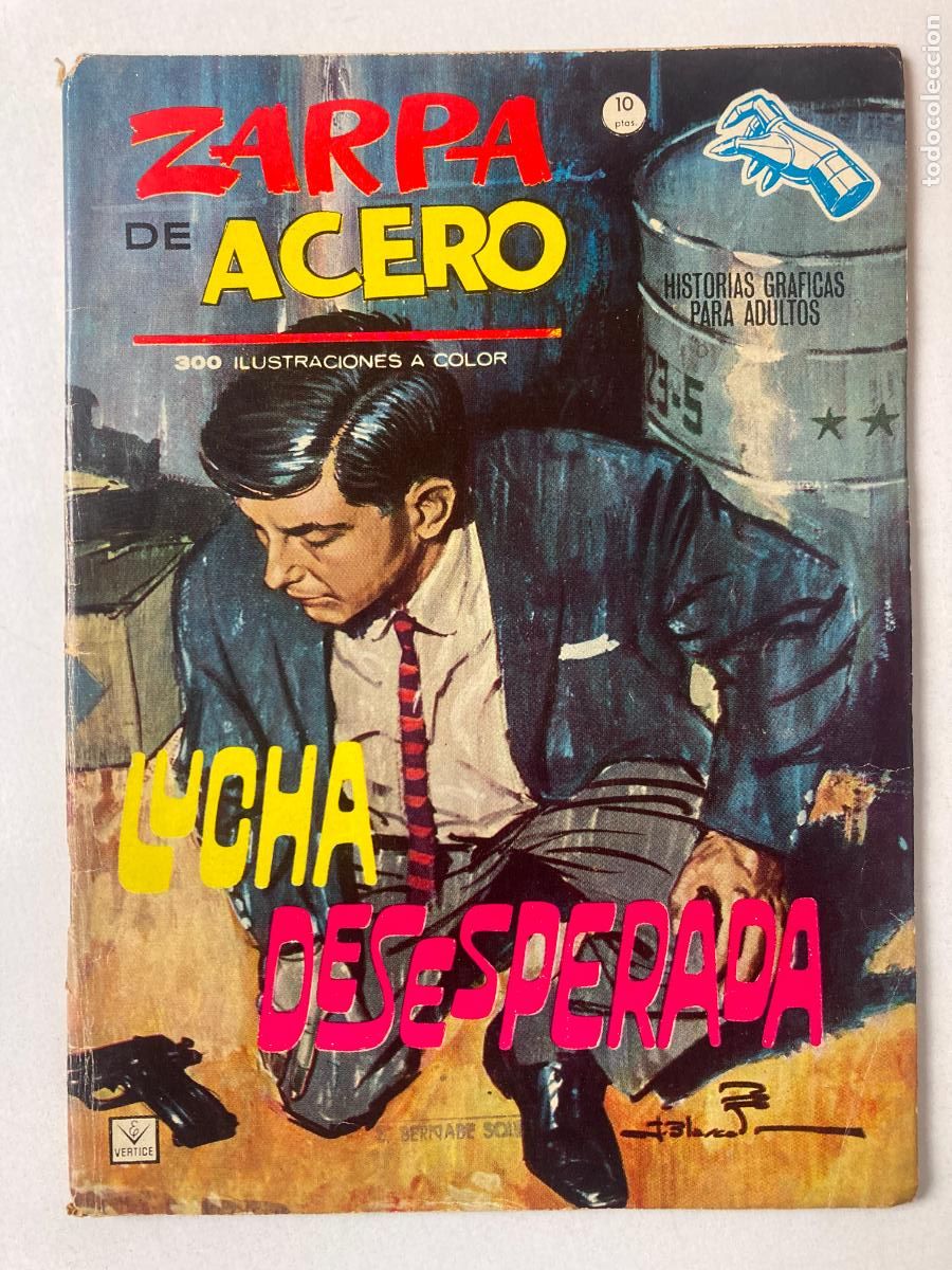 C&oacute;mics: ZARPA DE ACERO - EDICIONES VERTICE N&ordm;10 - COMIC GRAPA - Foto 1