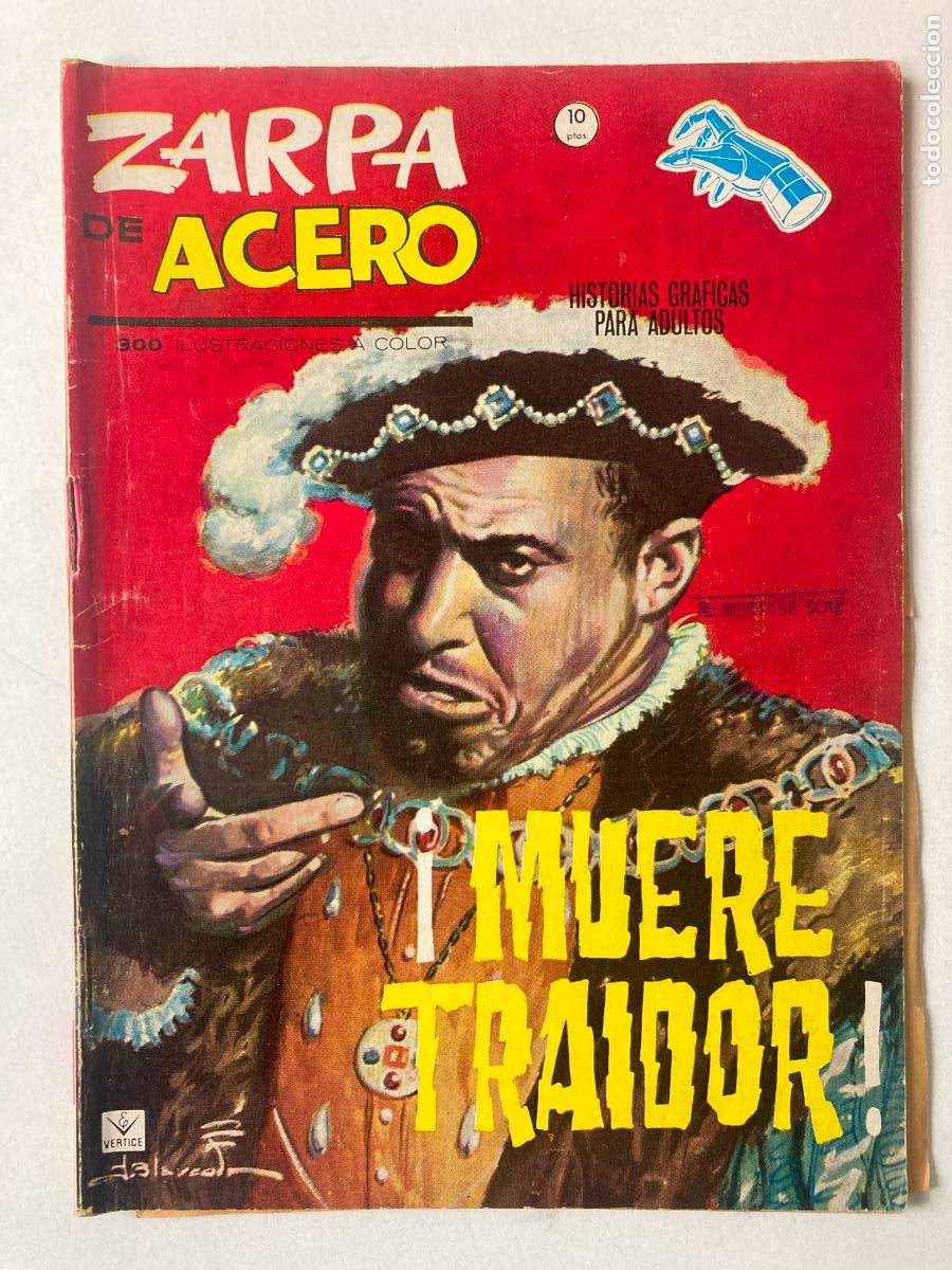 C&oacute;mics: ZARPA DE ACERO - EDICIONES VERTICE N&ordm;12 - COMIC GRAPA - Foto 1