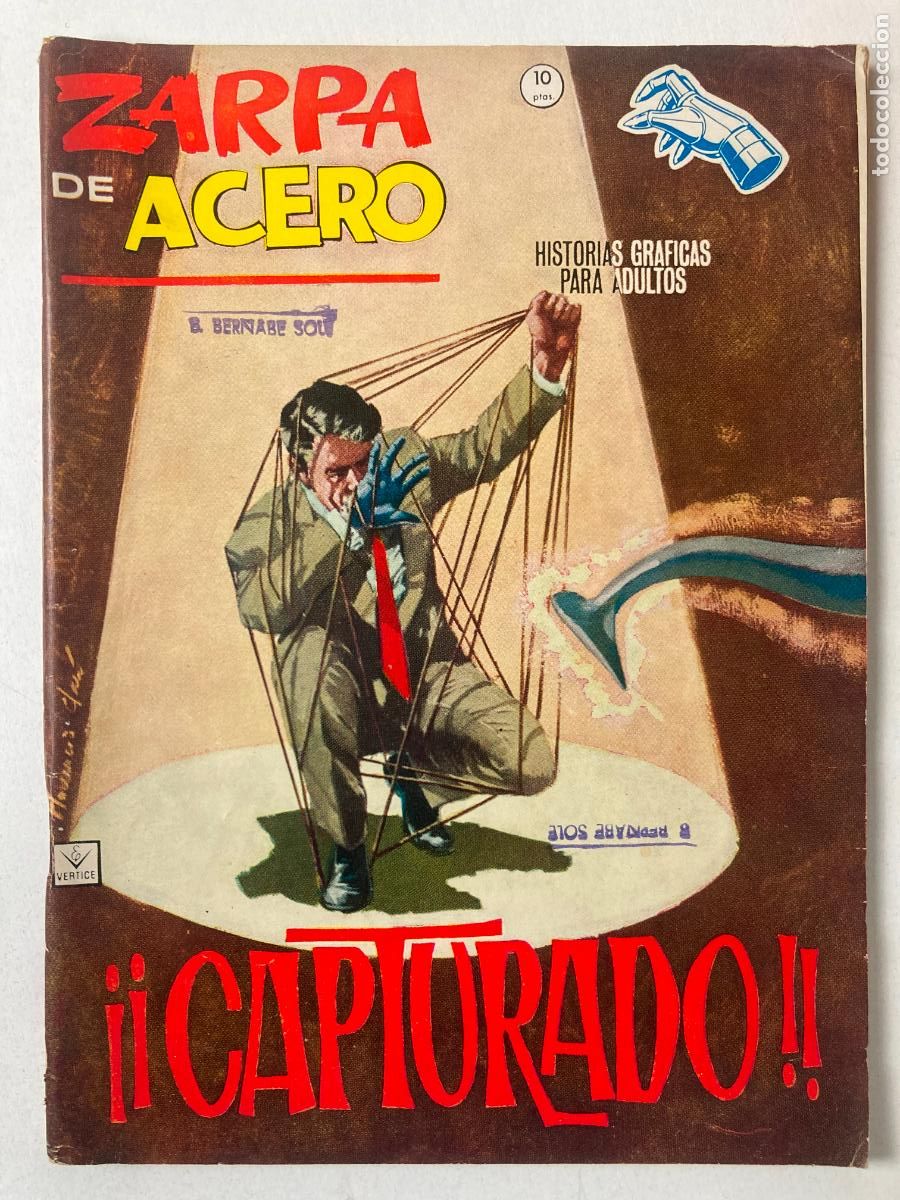 C&oacute;mics: ZARPA DE ACERO - EDICIONES VERTICE N&ordm;16 - COMIC GRAPA - Foto 1