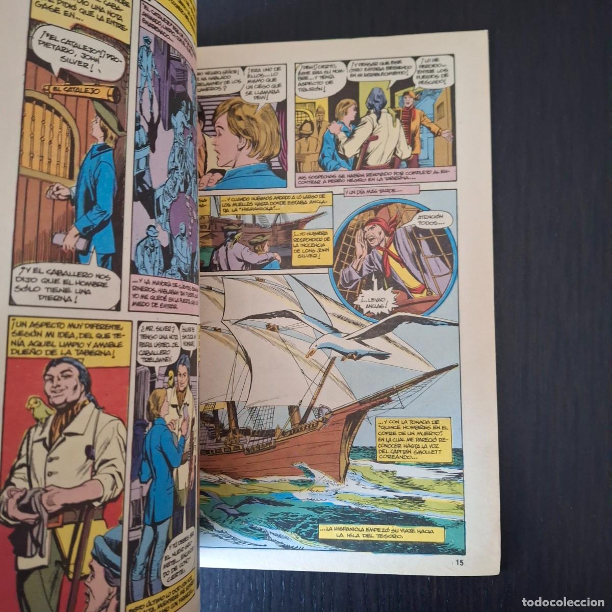 C&oacute;mics: LA ISLA DEL TESORO - MUNDI COMICS VERTICE - A&Ntilde;O 1981 - Foto 3