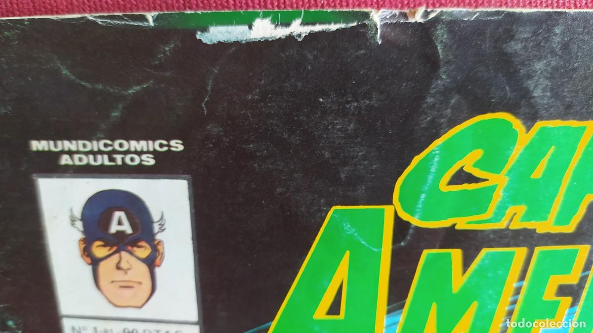 C&oacute;mics: Capit&aacute;n am&eacute;rica Ediciones v&eacute;rtice. 8 comics. A&ntilde;os 1974-1981 - Foto 7