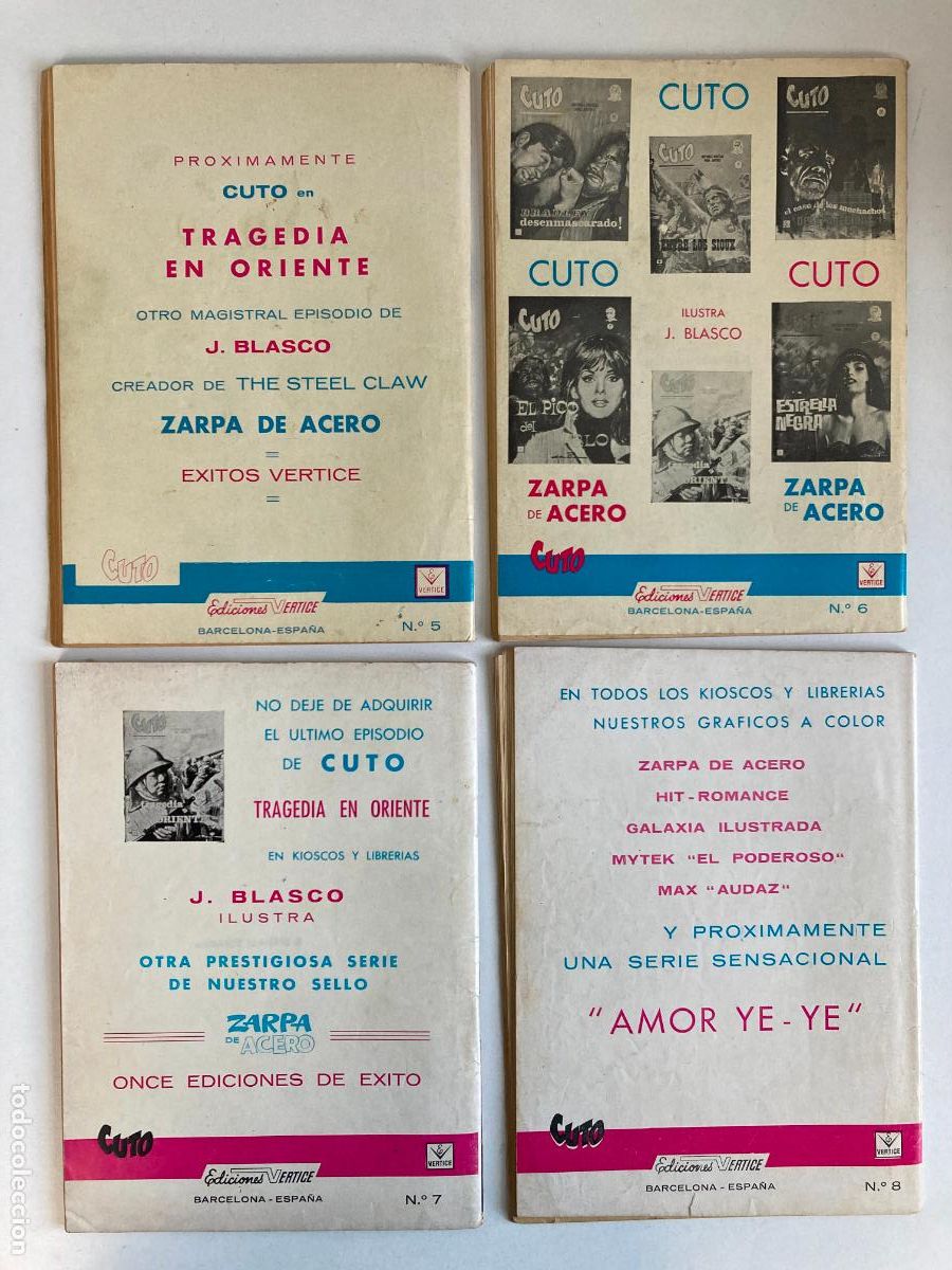 C&oacute;mics: CUTO (COLECCION COMPLETA) - JESUS BLASCO (VERTICE 1965) - Foto 5