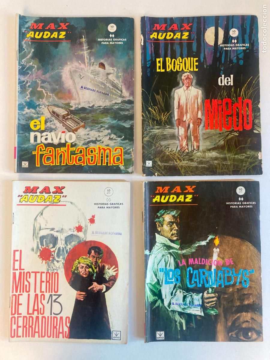 C&oacute;mics: MAX AUDAZ - VERTICE, GRAPA - COLECCION COMPLETA, 18 NUMEROS - Foto 12