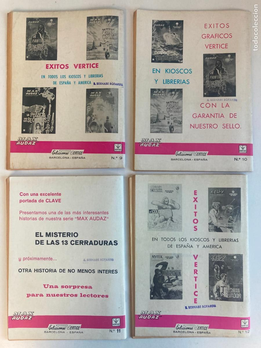 C&oacute;mics: MAX AUDAZ - VERTICE, GRAPA - COLECCION COMPLETA, 18 NUMEROS - Foto 13