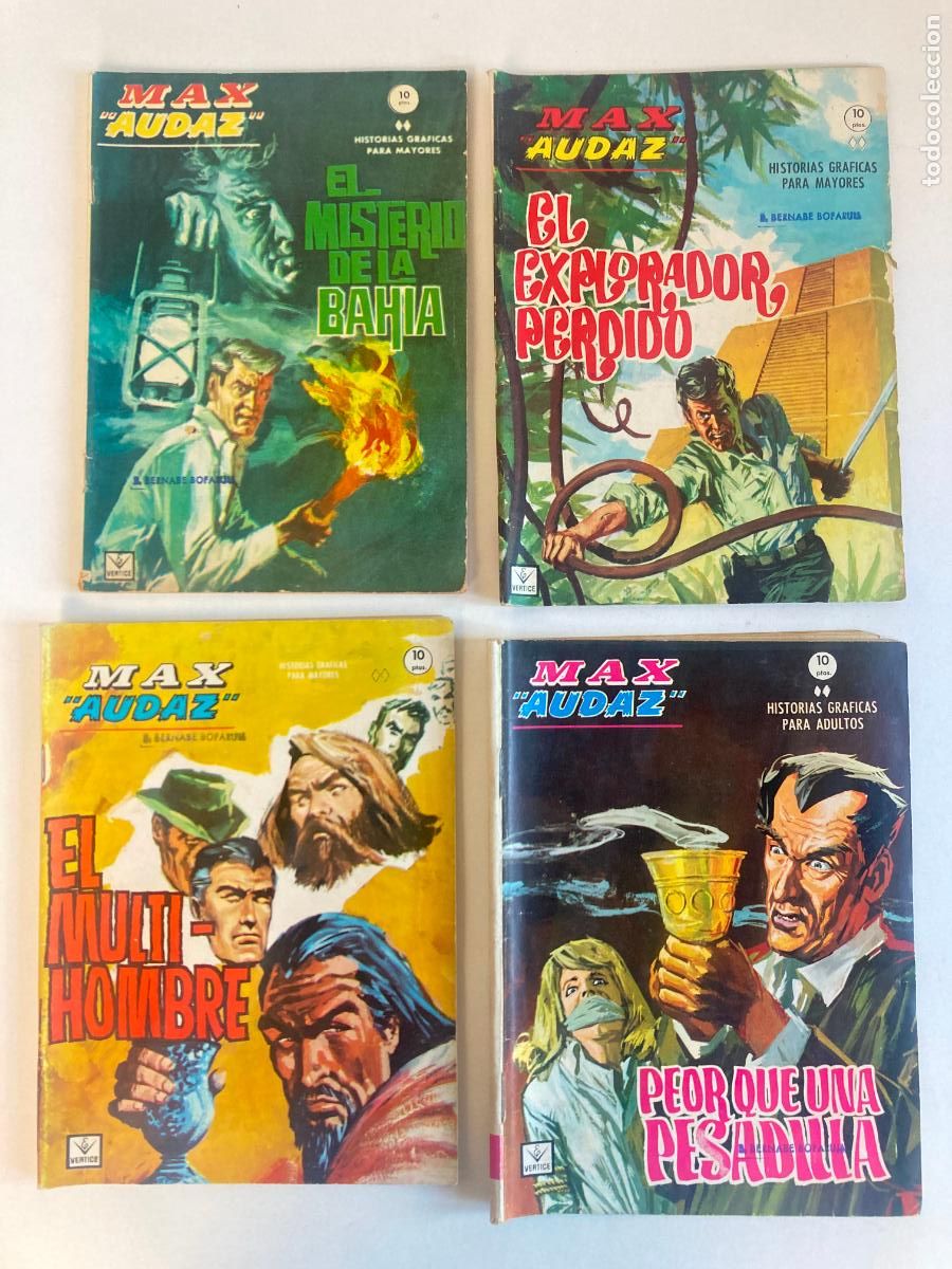C&oacute;mics: MAX AUDAZ - VERTICE, GRAPA - COLECCION COMPLETA, 18 NUMEROS - Foto 14