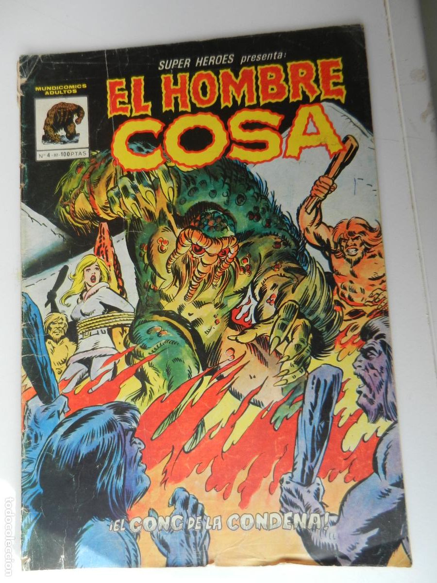 C&oacute;mics: EL HOMBRE COSA N&ordm; 4 &iexcl; EL CONG DE LA CONDENA! - EDICIONES VERTICE - 1981 - Foto 1