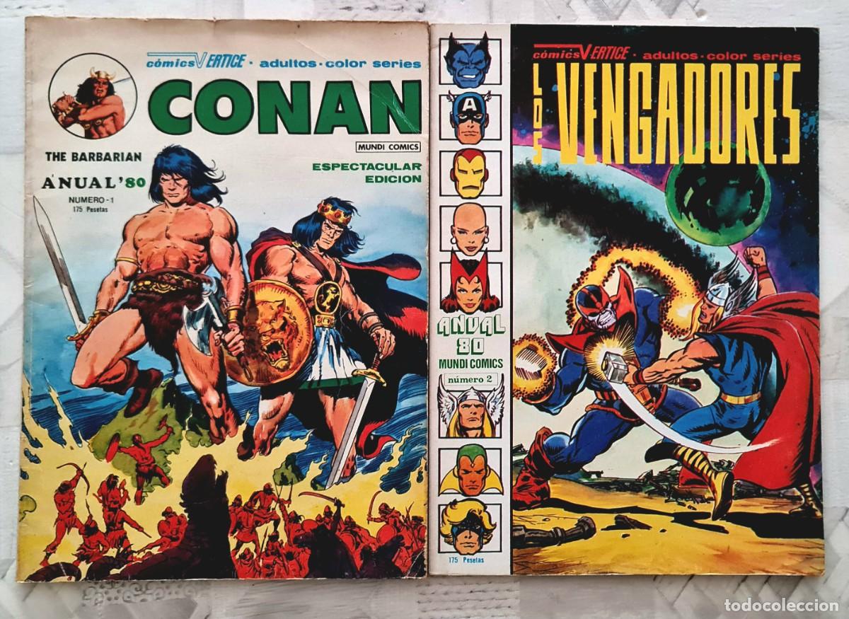 C&oacute;mics: ANUAL 80. Colecci&oacute;n completa de 2 tomos. Comics Vertice. 1980 - Foto 1