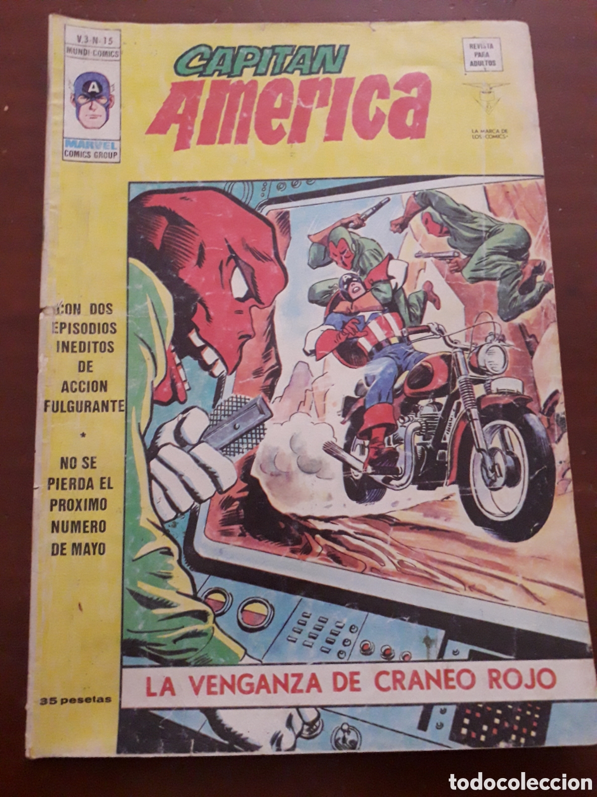 C&oacute;mics: CAPIT&Aacute;N AM&Eacute;RICA N&Uacute;MERO 15 VOL 3 V&Eacute;RTICE - Foto 1