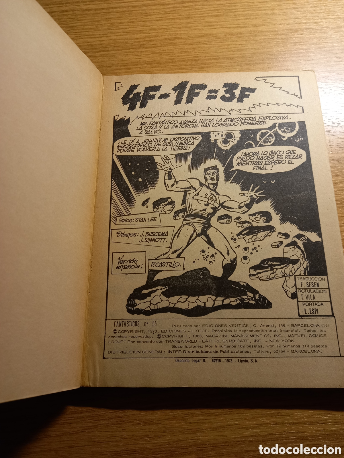 C&oacute;mics: C&oacute;mic vertice vol1 4 fantasticos n&deg; 56 - Foto 4