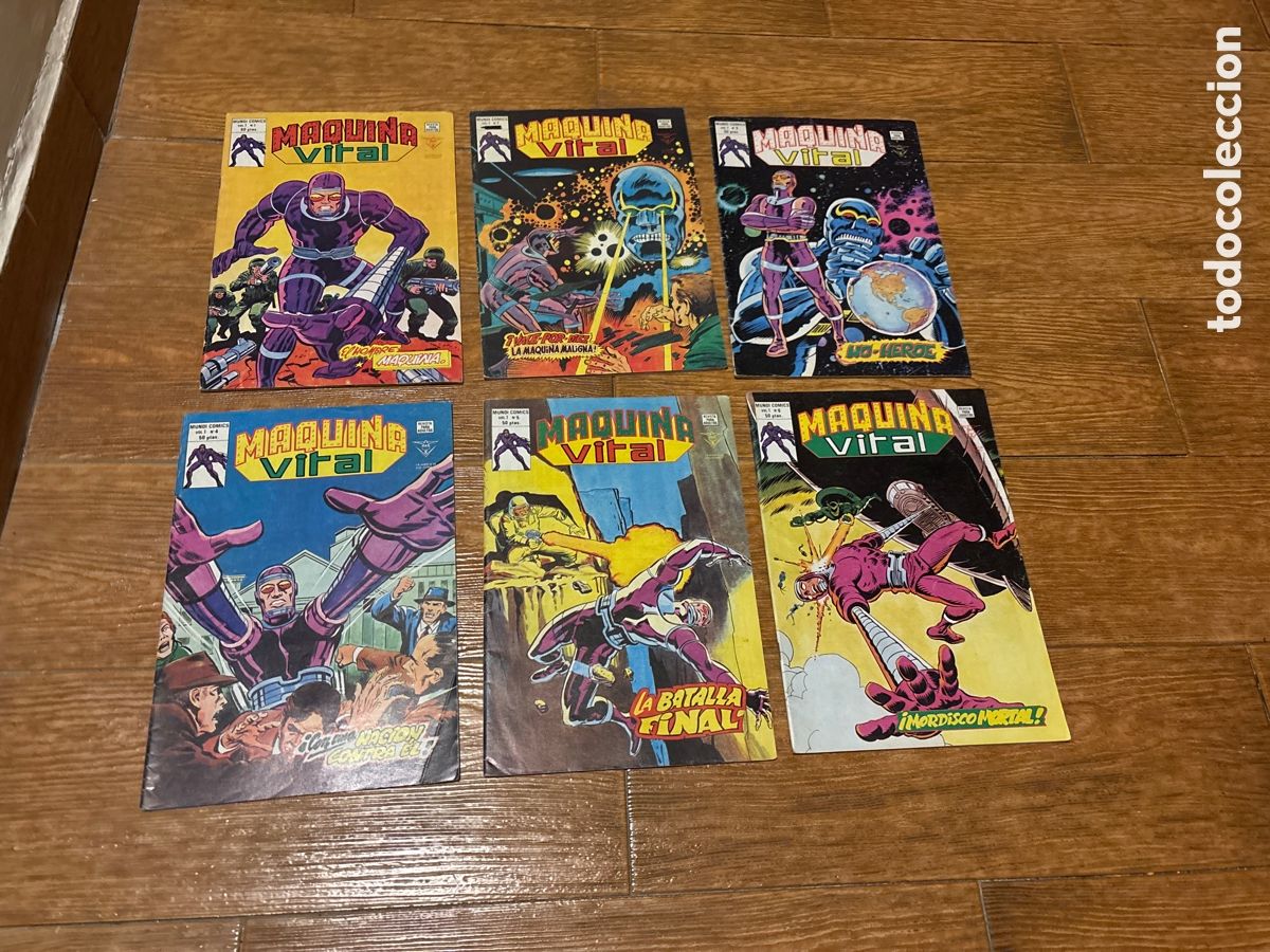 C&oacute;mics: MAQUINA VITAL COLECCION COMPLETA 6 NUMEROS EDICIONES VERTICE - Foto 1
