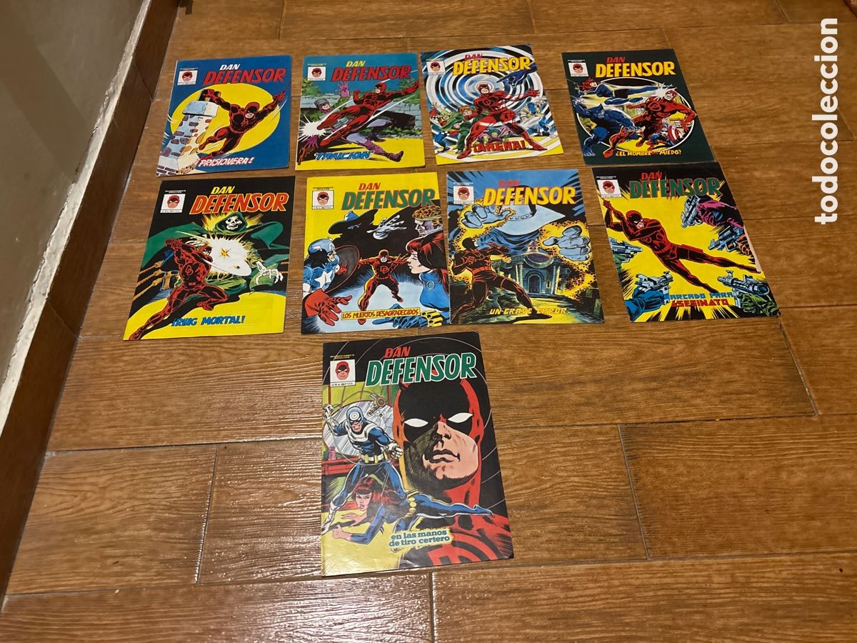 C&oacute;mics: DAN DEFENSOR COLECCION COMPLETA 9 NUMEROS EDICIONES VERTICE - Foto 1