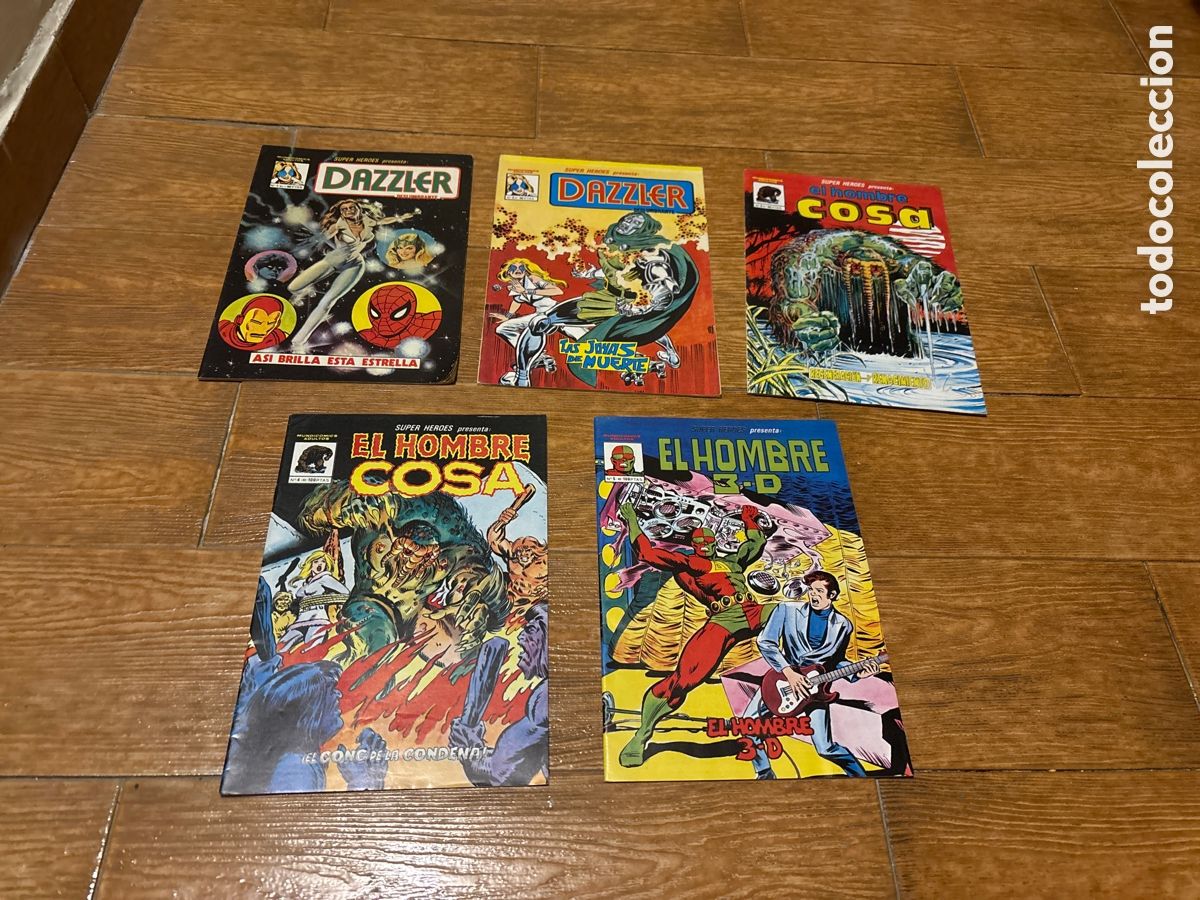 C&oacute;mics: SUPER HEROES COLECCION COMPLETA 5 NUMEROS EDICIONES VERTICE - Foto 1