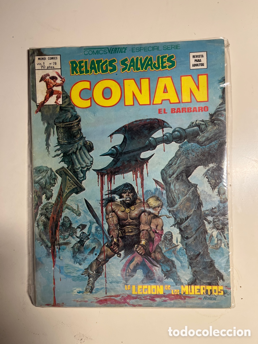 C&oacute;mics: RELATOS SALVAJES CONAN, N&Uacute;MERO 79, (V&Eacute;RTICE) - Foto 1