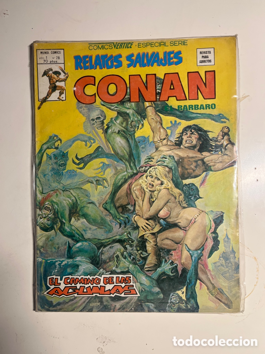 C&oacute;mics: RELATOS SALVAJES CONAN, N&Uacute;MERO 78, (V&Eacute;RTICE) - Foto 1