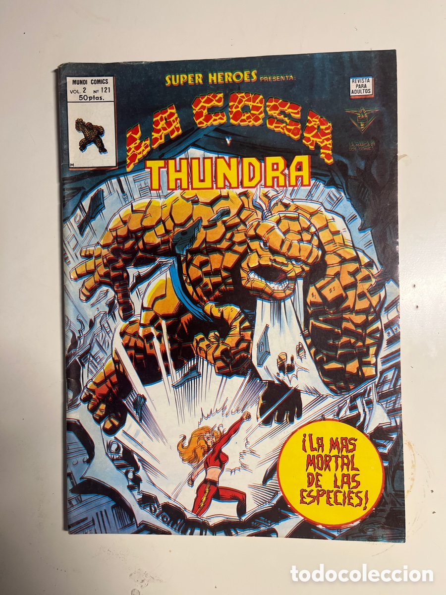C&oacute;mics: SUPER H&Eacute;ROES LA COSA Y THUNDRA, N&Uacute;MERO 121, (V&Eacute;RTICE) - Foto 1