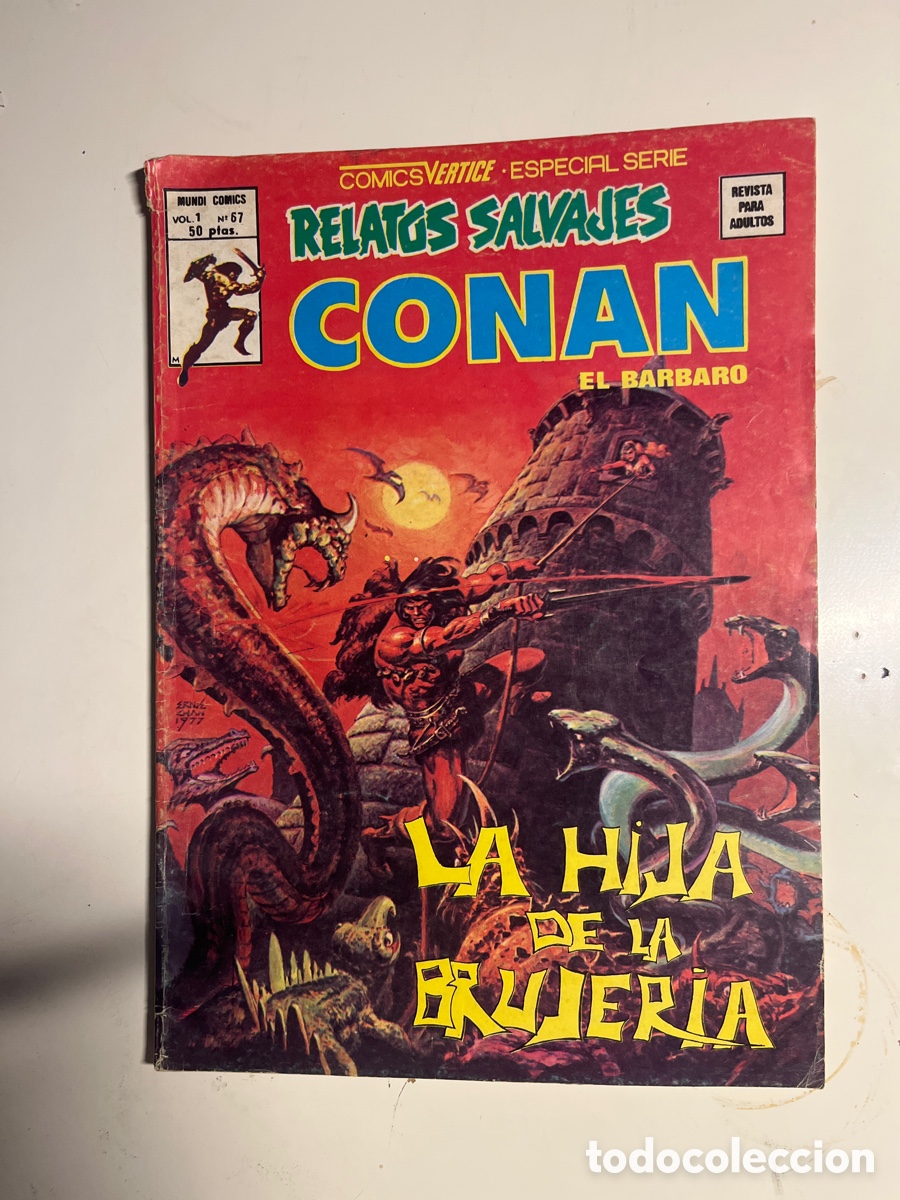 C&oacute;mics: RELATOS SALVAJES, CONAN, N&Uacute;MERO 67, (V&Eacute;RTICE) - Foto 1