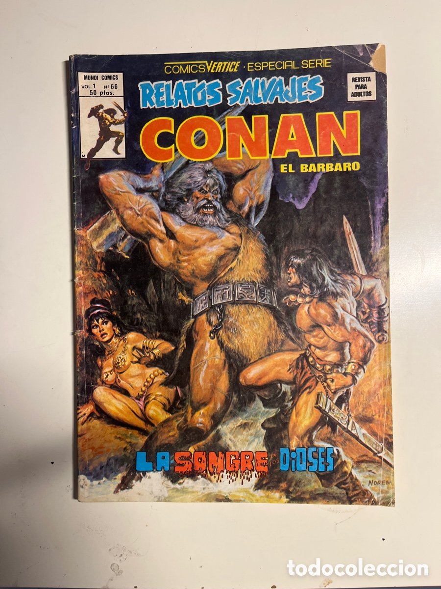 C&oacute;mics: RELATOS SALVAJES, CONAN, N&Uacute;MERO 66, (V&Eacute;RTICE) - Foto 1