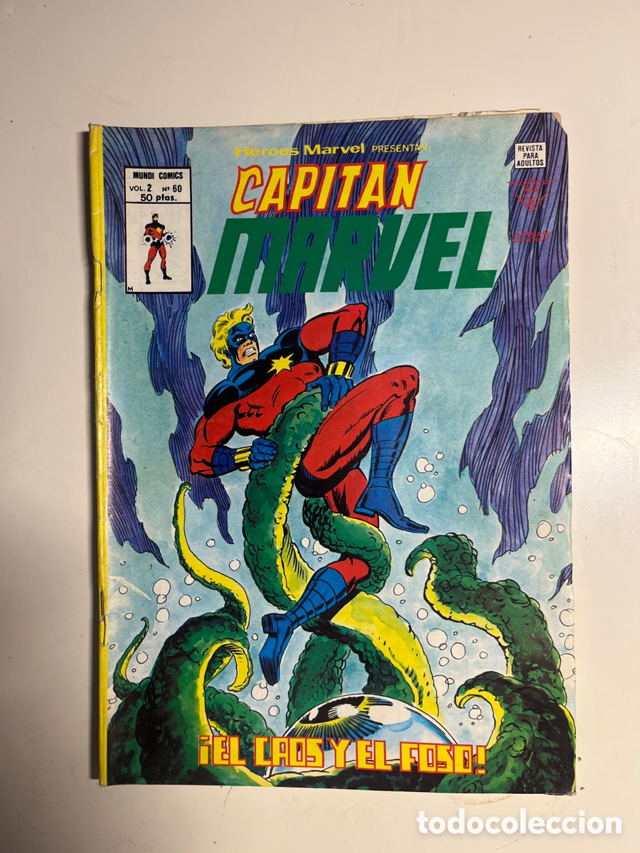 C&oacute;mics: CAPIT&Aacute;N MARVEL, N&Uacute;MERO 60, (EDITORIAL VERTICE) - Foto 1