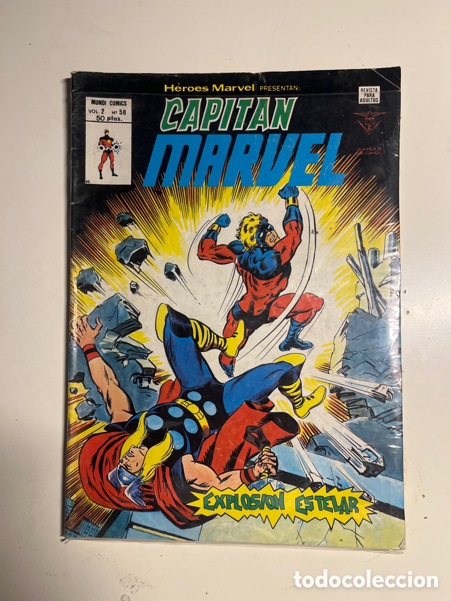 C&oacute;mics: CAPIT&Aacute;N MARVEL, N&Uacute;MERO 58, (EDITORIAL VERTICE) - Foto 1