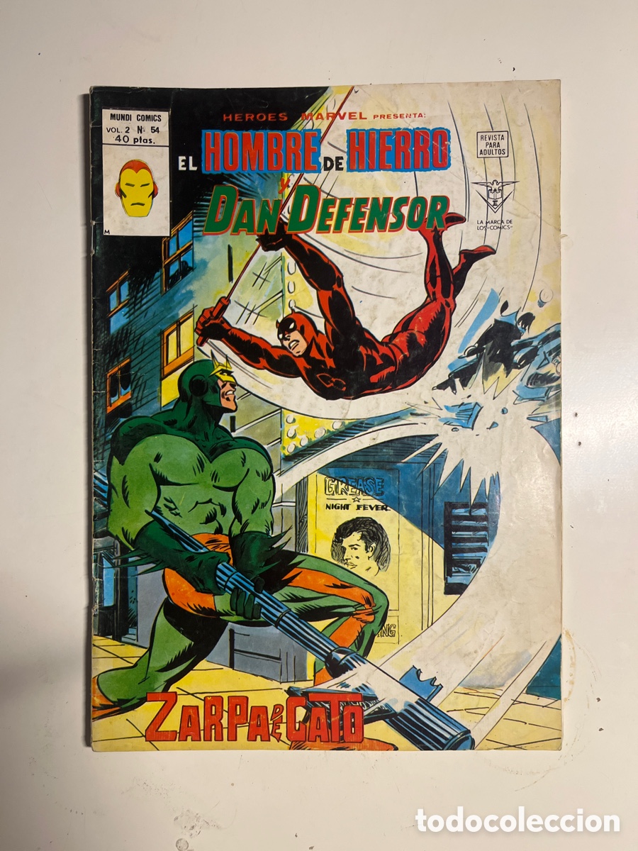 C&oacute;mics: EL HOMBRE DE HIERRO Y DAN DEFENSOR, N&Uacute;MERO 54, (V&Eacute;RTICE) - Foto 1