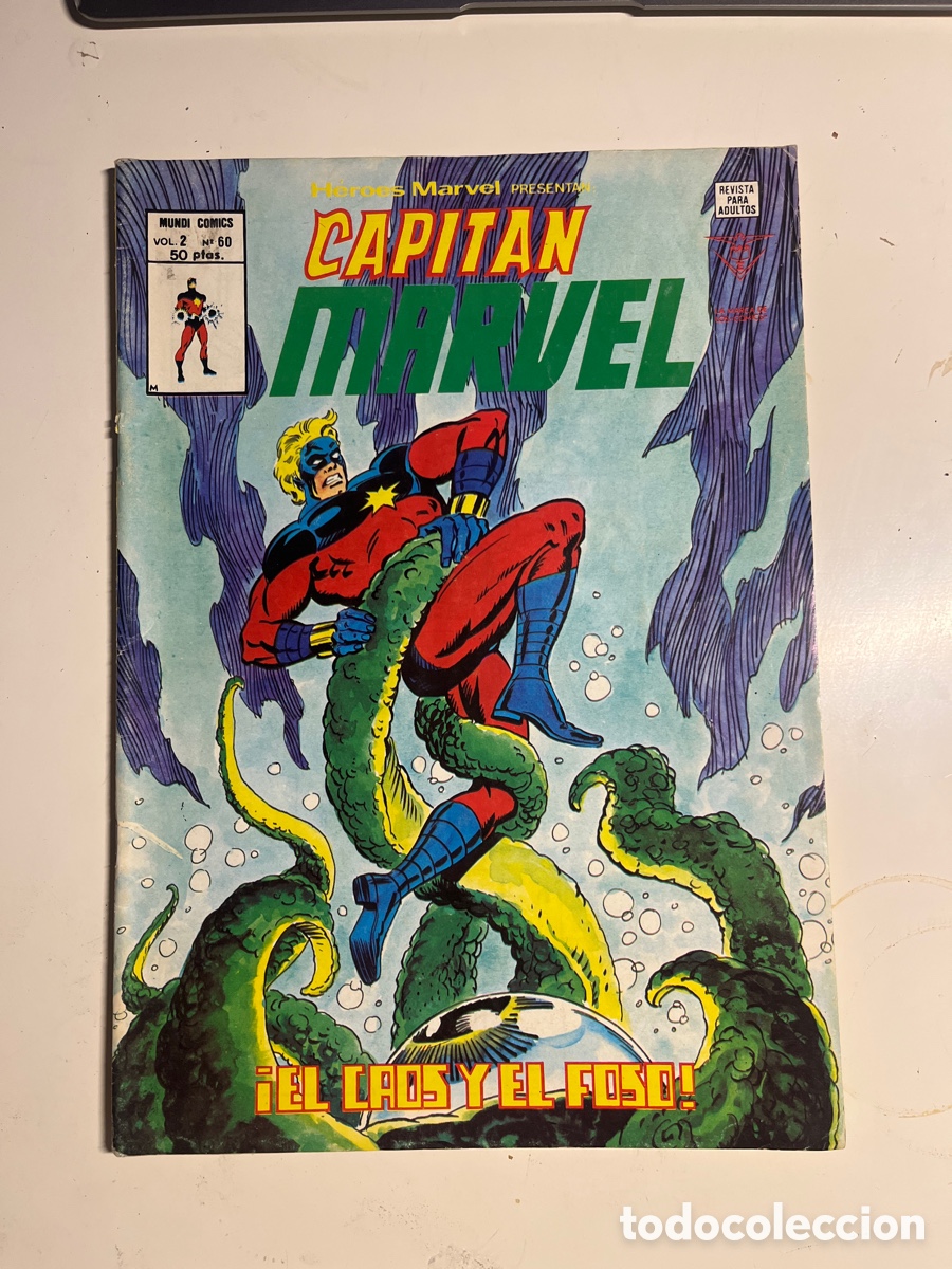 C&oacute;mics: CAPIT&Aacute;N MARVEL, N&Uacute;MERO 60, (V&Eacute;RTICE) - Foto 1