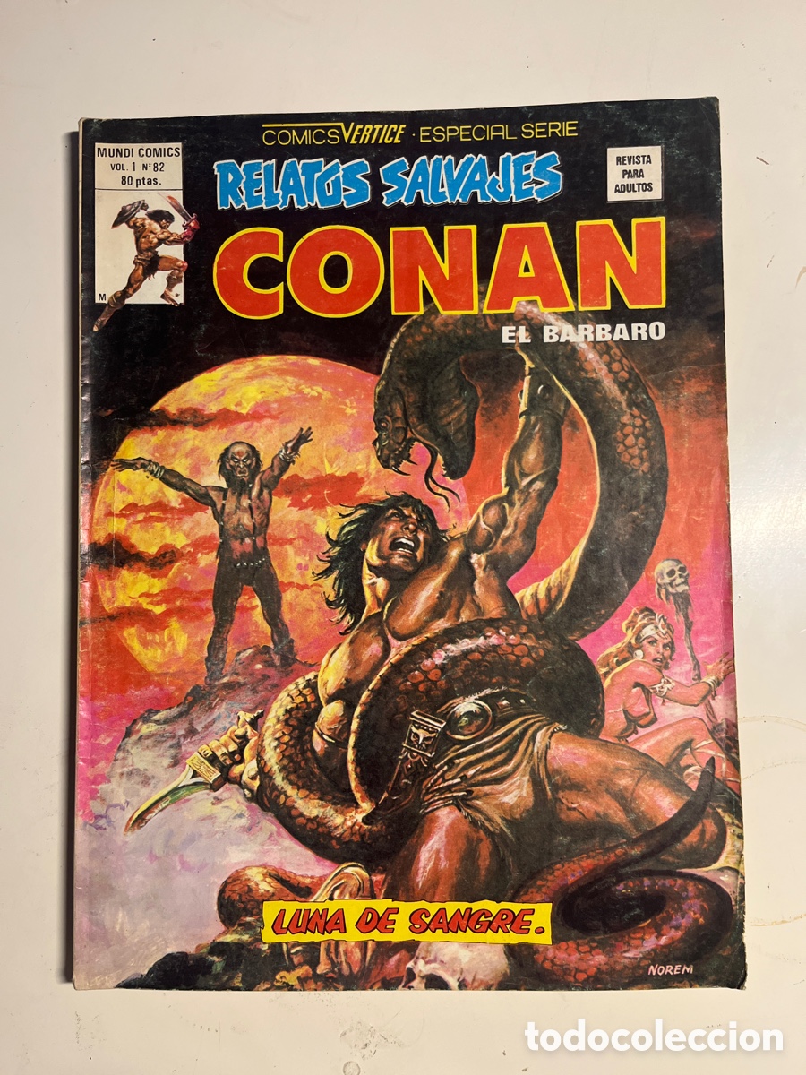 C&oacute;mics: RELATOS SALVAJES CONAN, N&Uacute;MERO 82, (V&Eacute;RTICE) - Foto 1