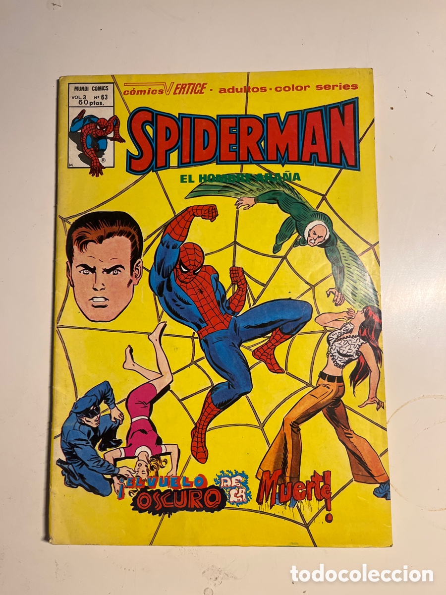C&oacute;mics: SPIDERMAN EL HOMBRE ARA&Ntilde;A, N&Uacute;MERO 63, (V&Eacute;RTICE) - Foto 1