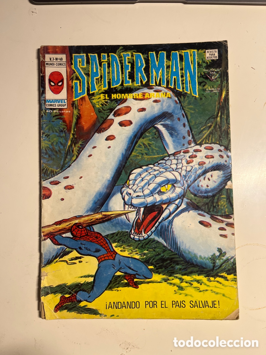 C&oacute;mics: SPIDERMAN EL HOMBRE ARA&Ntilde;A, N&Uacute;MERO 49, (V&Eacute;RTICE) - Foto 1