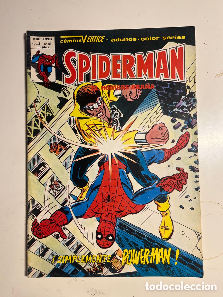 C&oacute;mics: SPIDERMAN EL HOMBRE ARA&Ntilde;A, N&Uacute;MERO 61, (V&Eacute;RTICE) - Foto 1