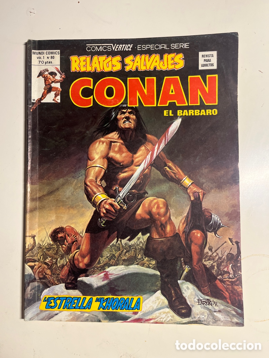 C&oacute;mics: RELATOS SALVAJES CONAN, N&Uacute;MERO 80, (V&Eacute;RTICE) - Foto 1