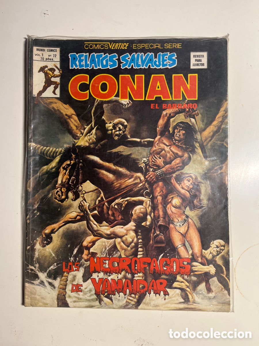 C&oacute;mics: RELATOS SALVAJES CONAN, N&Uacute;MERO 72, (V&Eacute;RTICE) - Foto 1