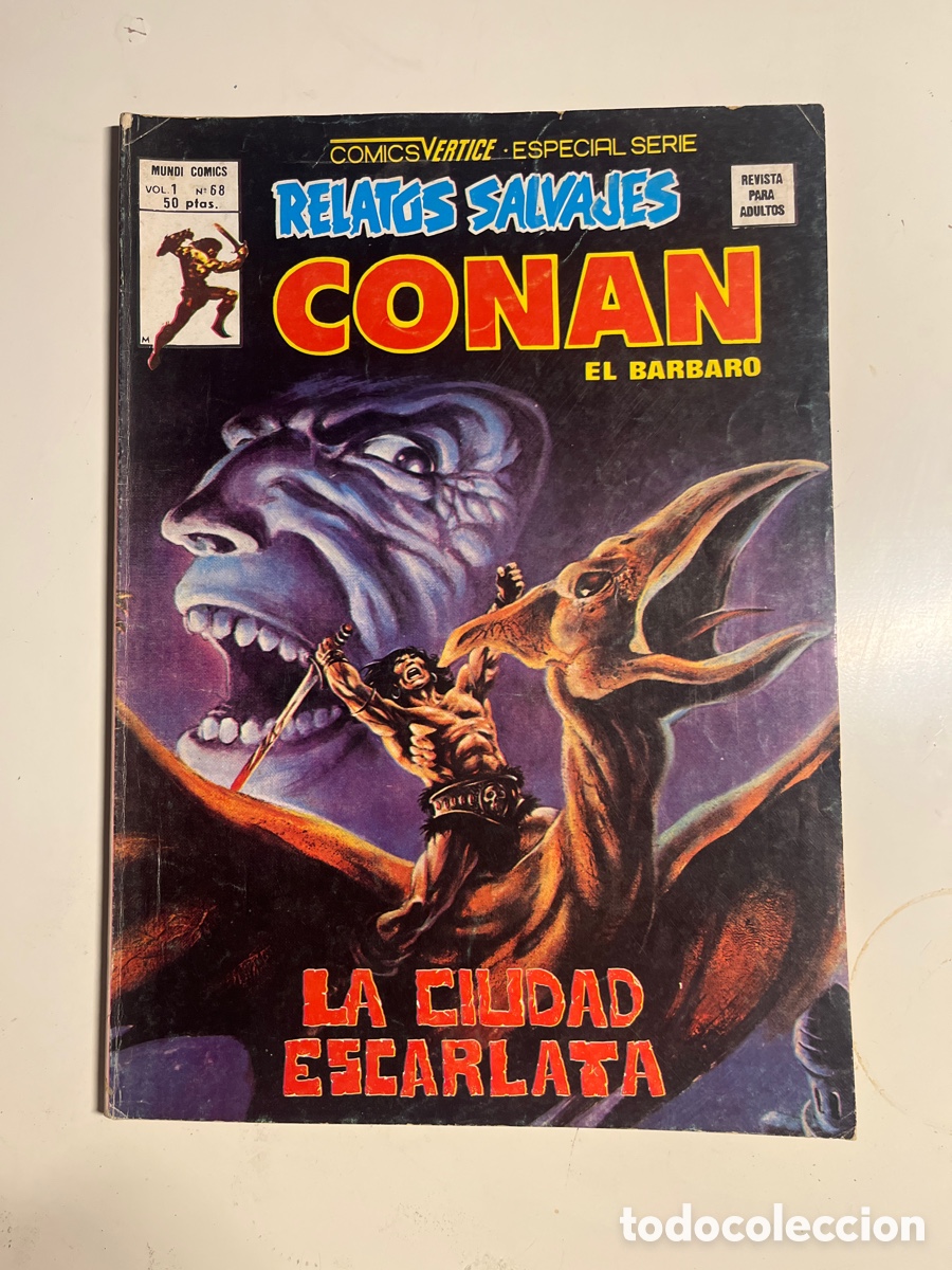 C&oacute;mics: RELATOS SALVAJES DE CONAN, N&Uacute;MERO 68, (V&Eacute;RTICE ) - Foto 1