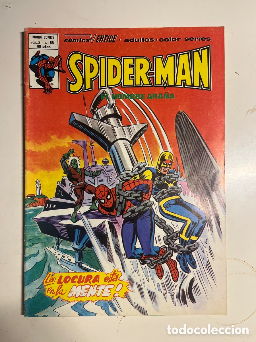 C&oacute;mics: SPIDERMAN EL HOMBRE ARA&Ntilde;A, N&Uacute;MERO 65, (V&Eacute;RTICE) - Foto 1