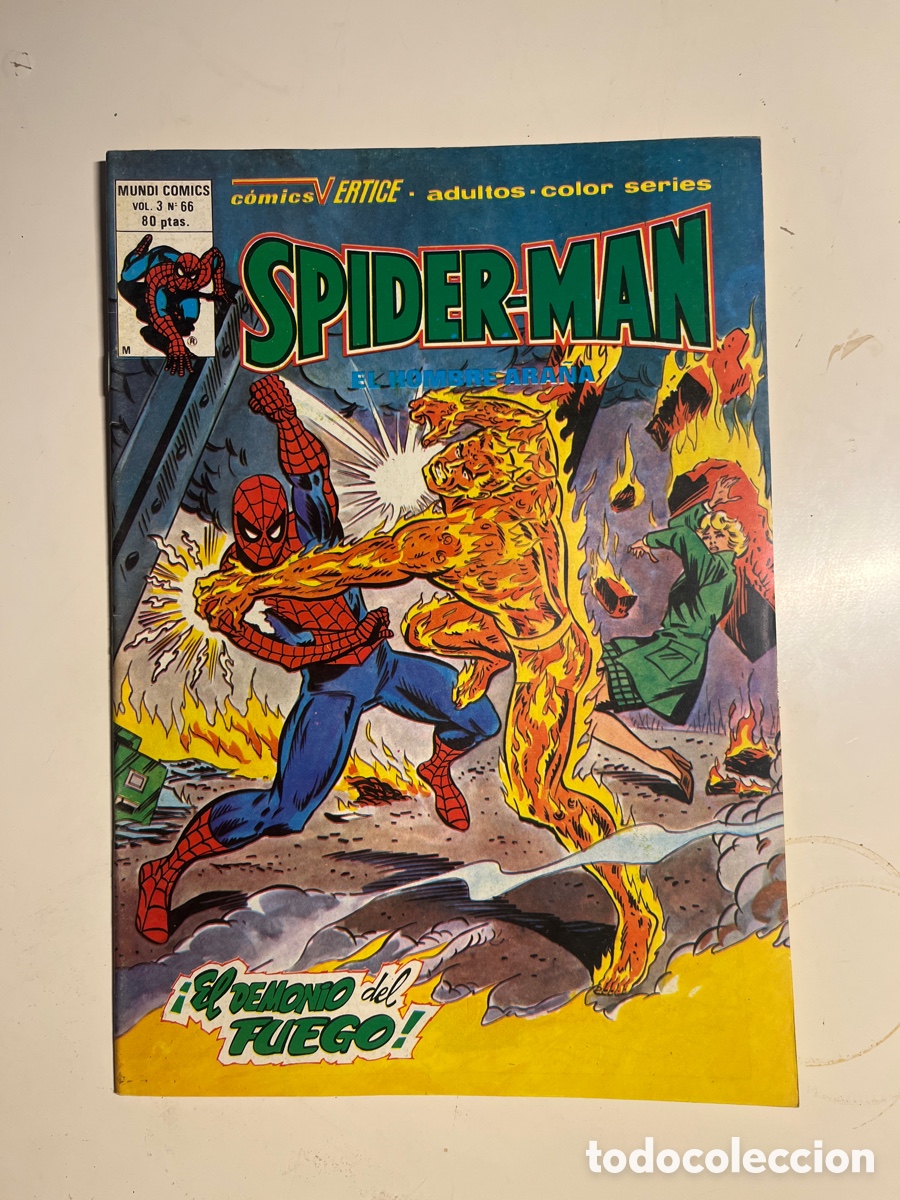 C&oacute;mics: SPIDERMAN EL HOMBRE ARA&Ntilde;A, N&Uacute;MERO 66, (V&Eacute;RTICE) - Foto 1
