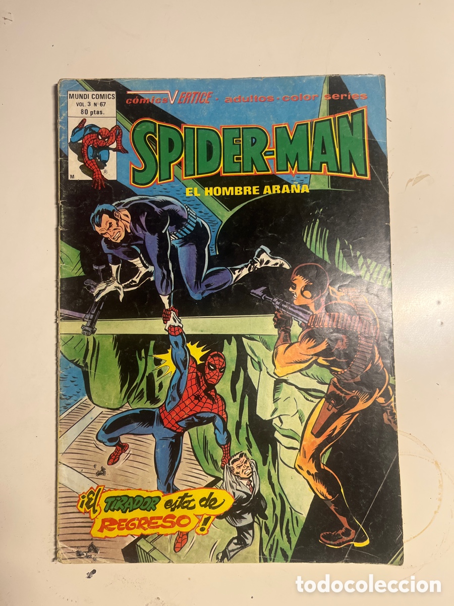 C&oacute;mics: SPIDERMAN EL HOMBRE ARA&Ntilde;A, N&Uacute;MERO 67, (V&Eacute;RTICE) - Foto 1