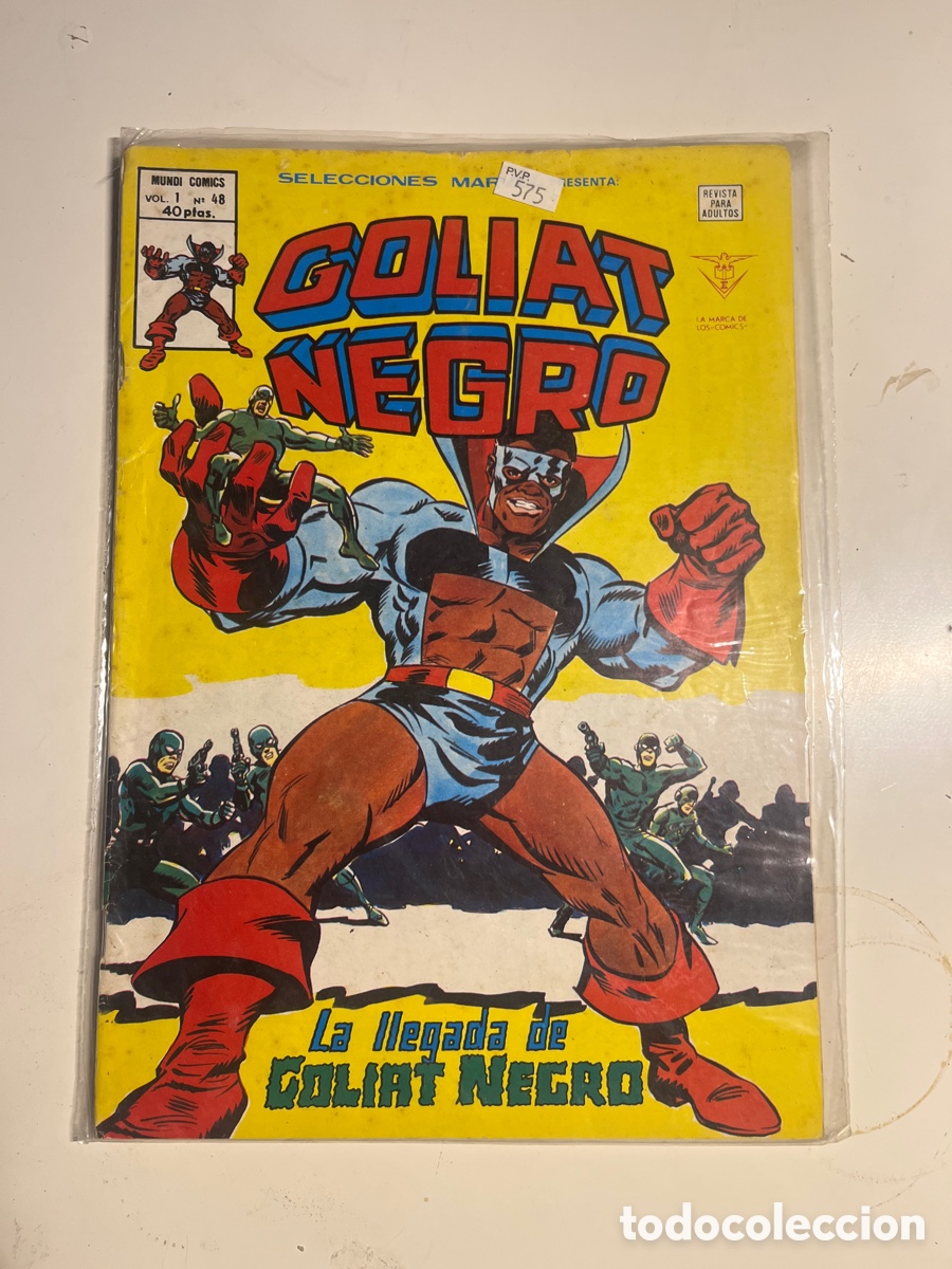 C&oacute;mics: GOLIAT NEGRO, N&Uacute;MERO 48, (EDITORIAL VERTICE) - Foto 1
