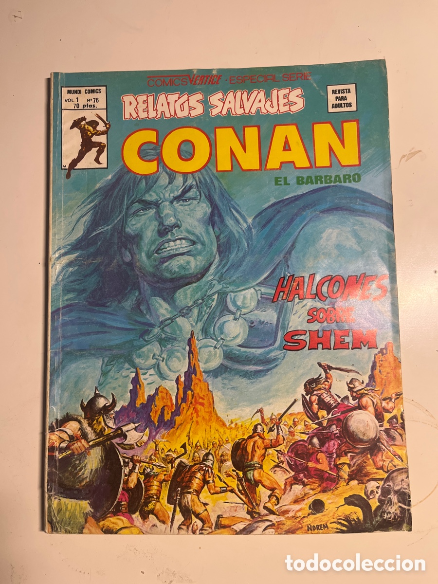 C&oacute;mics: RELATOS SALVAJES CONAN, N&Uacute;MERO 76, (V&Eacute;RTICE) - Foto 1