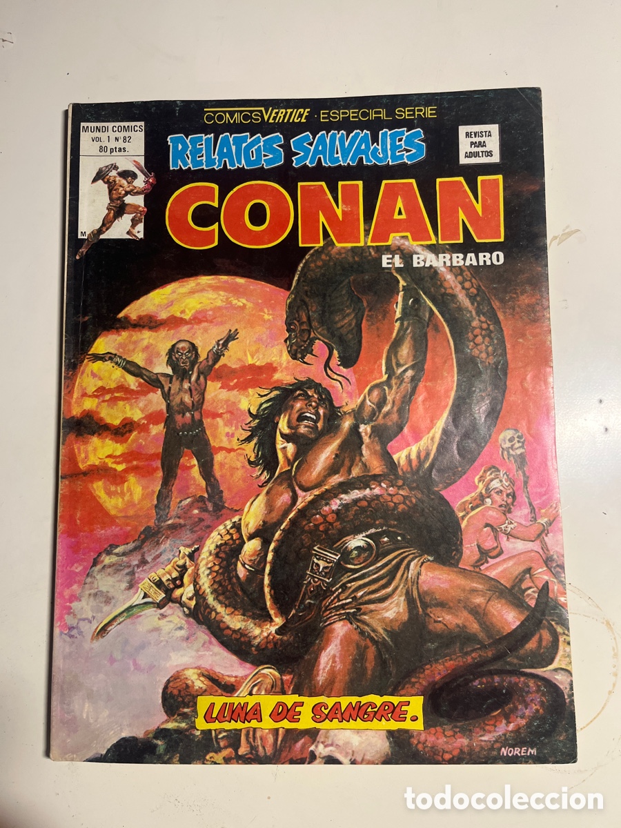 C&oacute;mics: RELATOS SALVAJES CONAN, N&Uacute;MERO 82, (V&Eacute;RTICE) - Foto 1