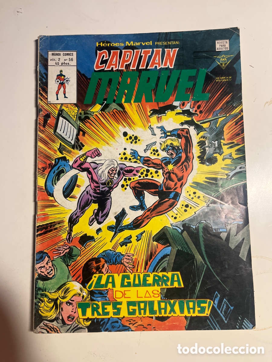 C&oacute;mics: CAPIT&Aacute;N MARVEL, N&Uacute;MERO 56, (EDITORIAL VERTICE) - Foto 1