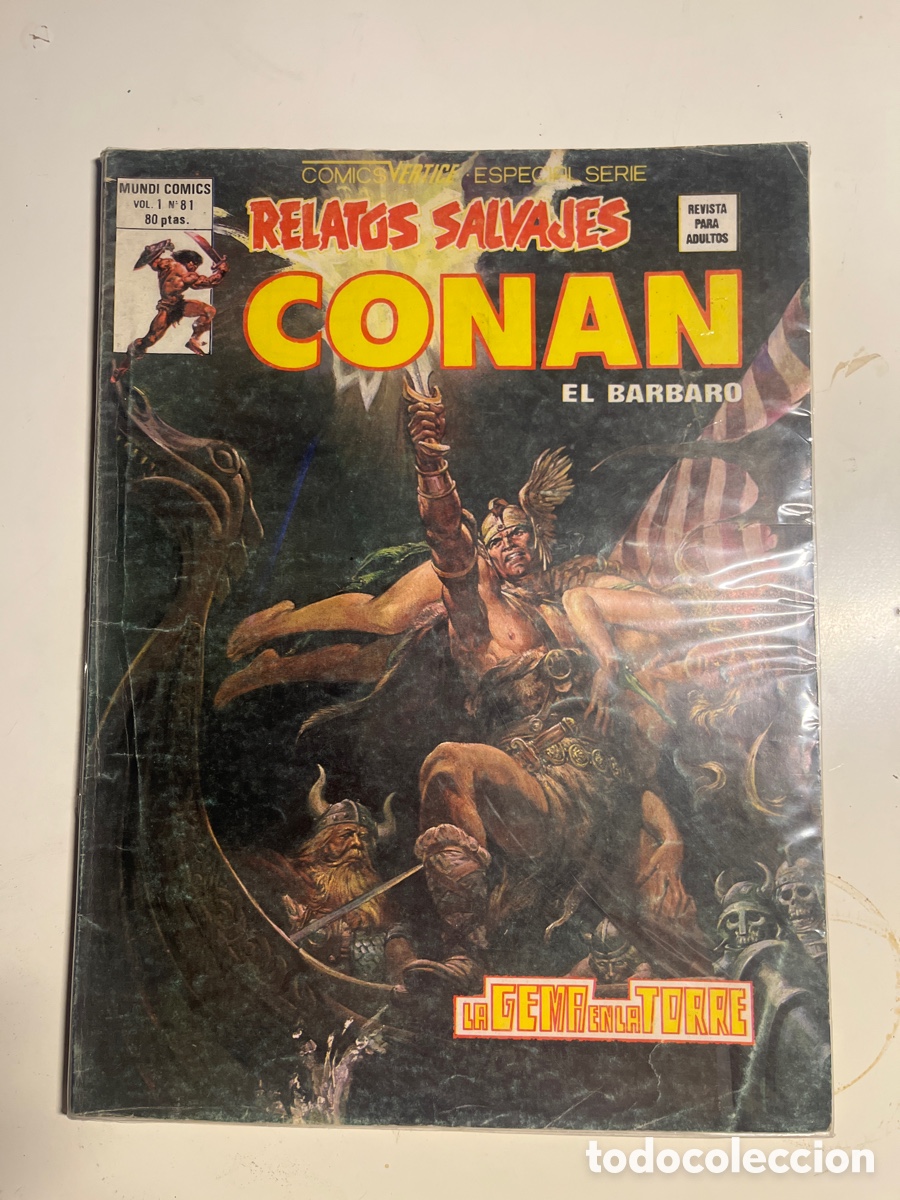C&oacute;mics: RELATOS SALVAJES CONAN, N&Uacute;MERO 81, (EDITORIAL VERTICE) - Foto 1