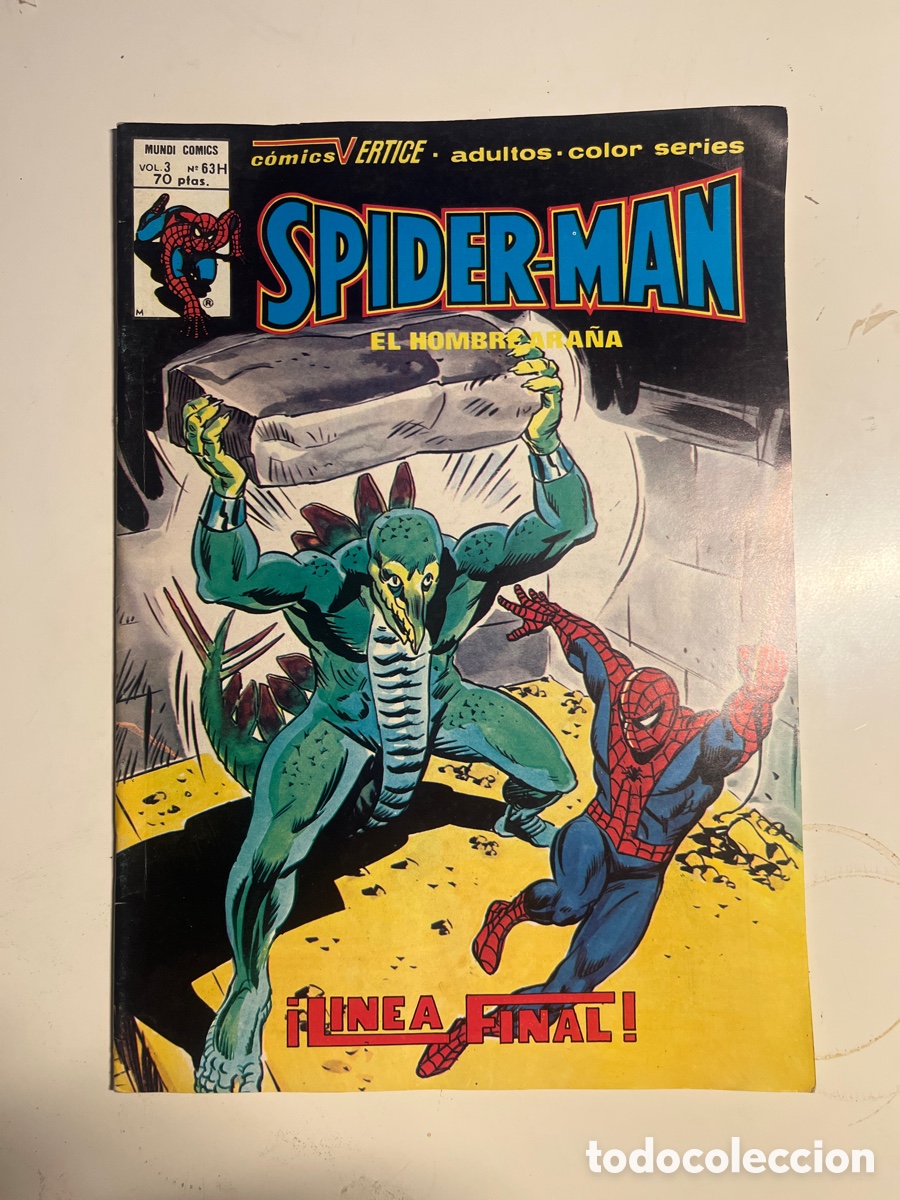 C&oacute;mics: SPIDERMAN EL HOMBRE ARA&Ntilde;A, N&Uacute;MERO 63-H, (V&Eacute;RTICE) - Foto 1