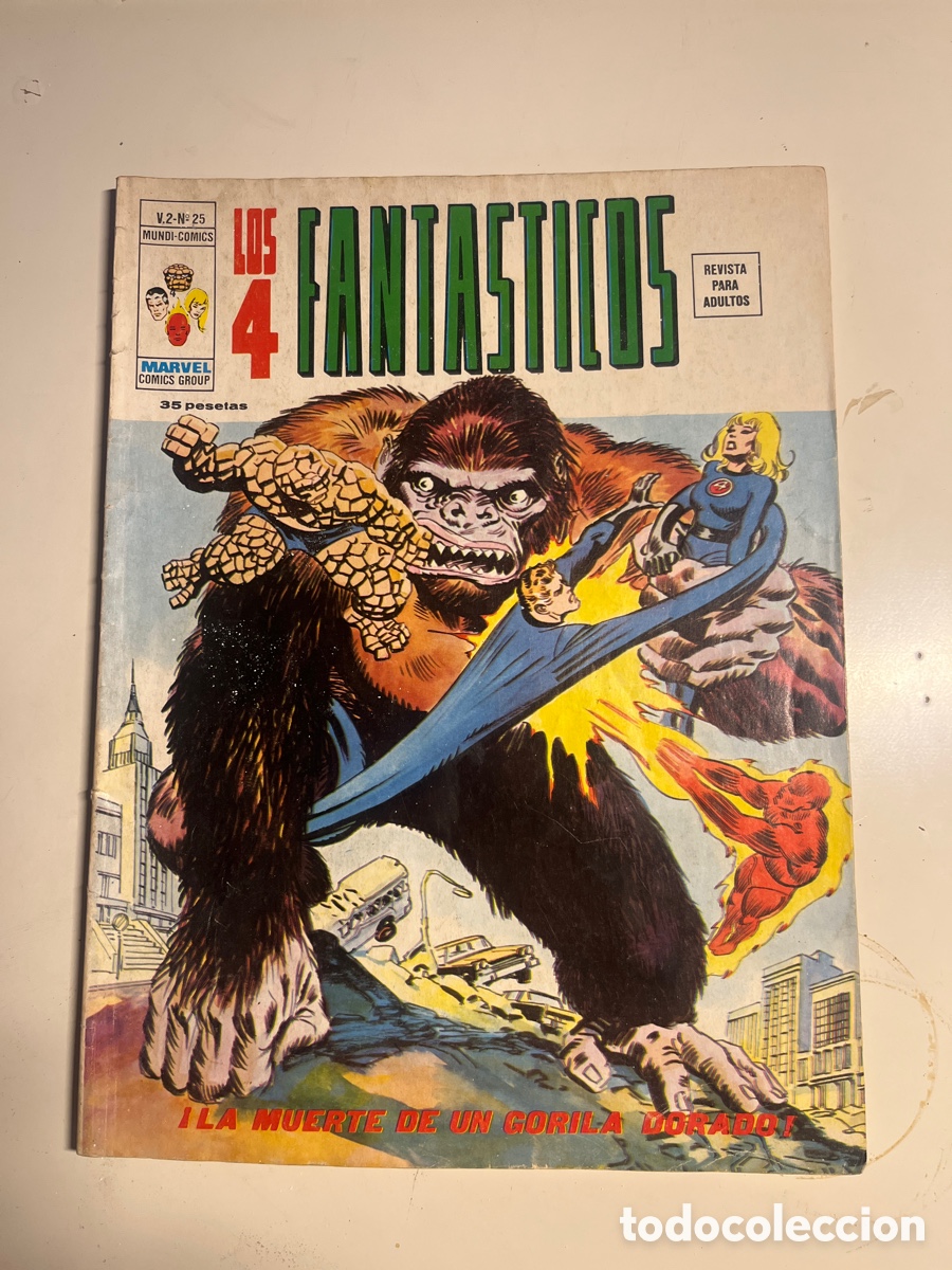 C&oacute;mics: LOS 4 FANTASTICOS, N&Uacute;MERO 25, (EDITORIAL VERTICE) - Foto 1